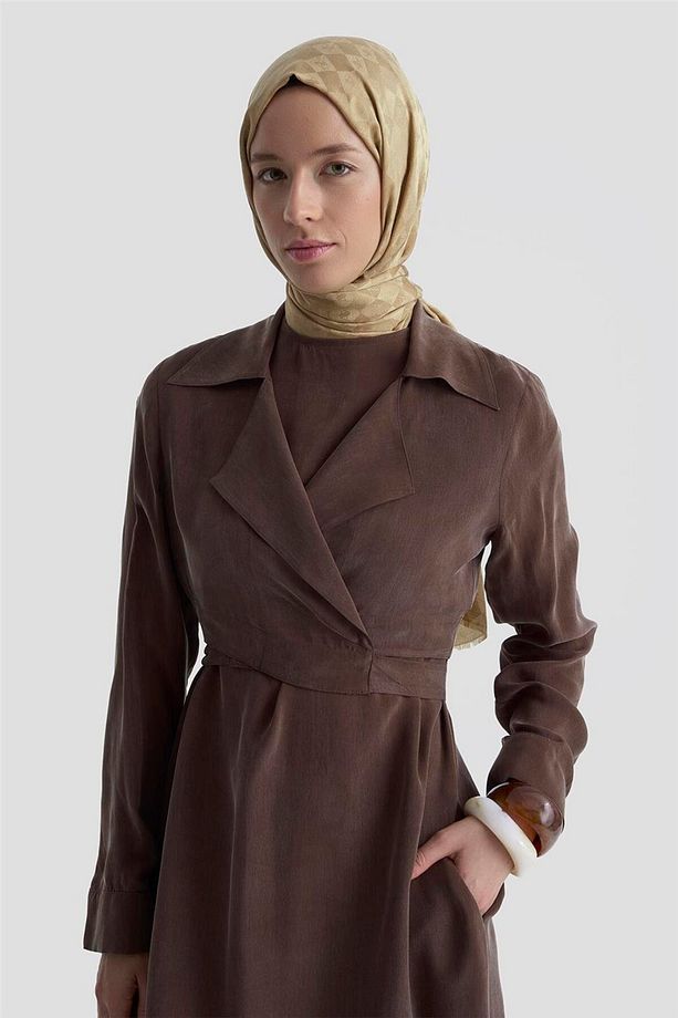 Bluz Elbiseli Takım 25Y6009 Kakao - 3