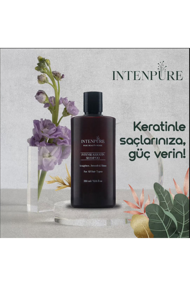 Intense Keratin Şampuan 330 ml - 1