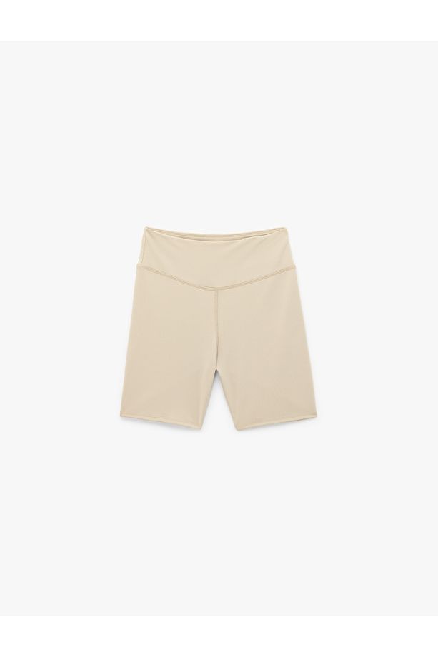 Yüksek Bel Slim Fit Spor Tayt - 1