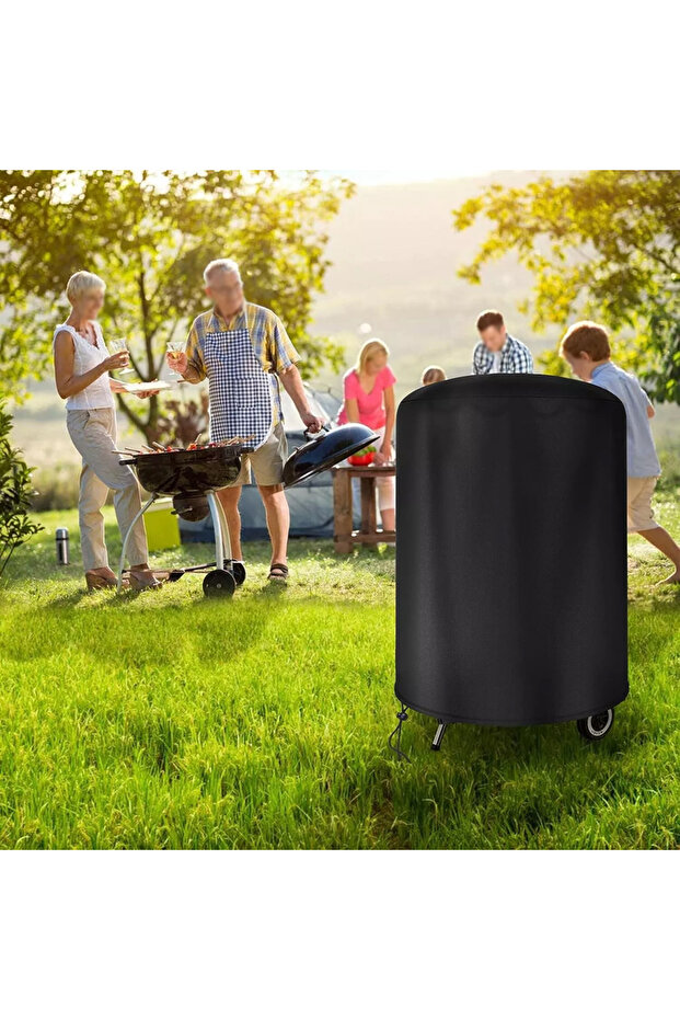 1PC Raweao Kettle BBQ Cover Weber Waterproof Barbecue Cover Round BBQ Outdoor Rain Protective Barbec