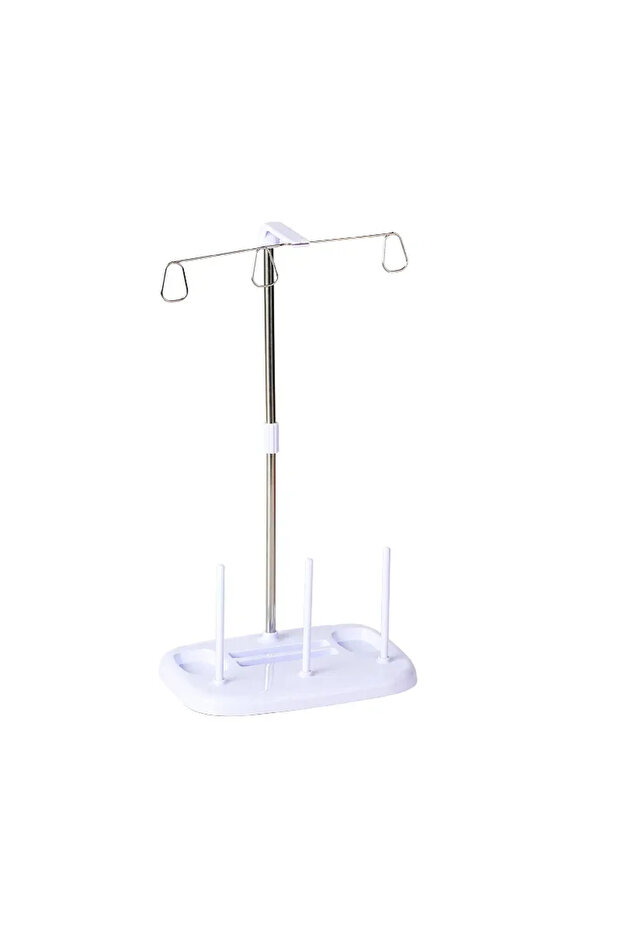 E Plastic Cone Thread Stand | Heavy-Duty Spool Holder for Sewing/Serger/Overlock Machine, Thread R.