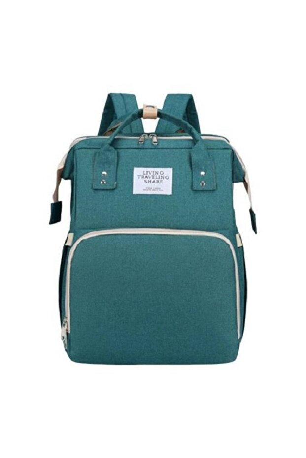 Multifunctional Backpack for Moms Mom, Foldable Crib and Changing Base, Waterproof, Large Capa - 3