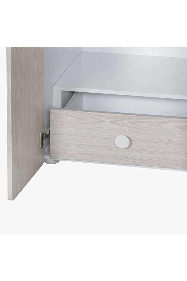 خزانة ملابس فانيلا للأطفال الصغار ببابين - 8