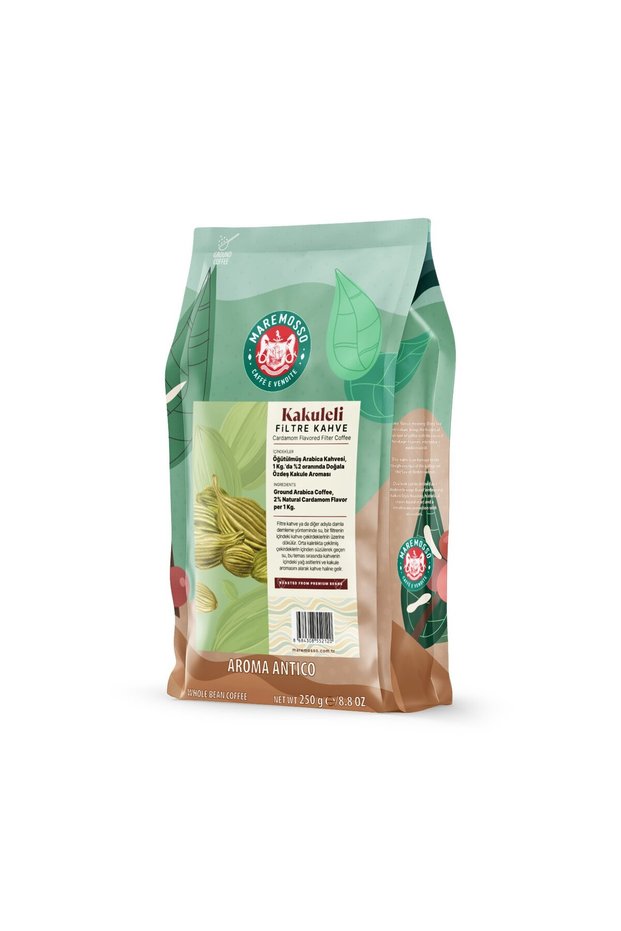 Cardamom Flavored Filter Coffee 250 Gr.