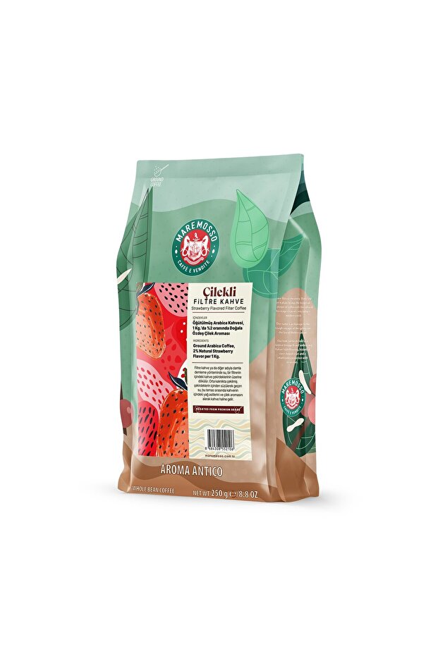 قهوة مفلترة بنكهة الفراولة 250 غرام. - 1