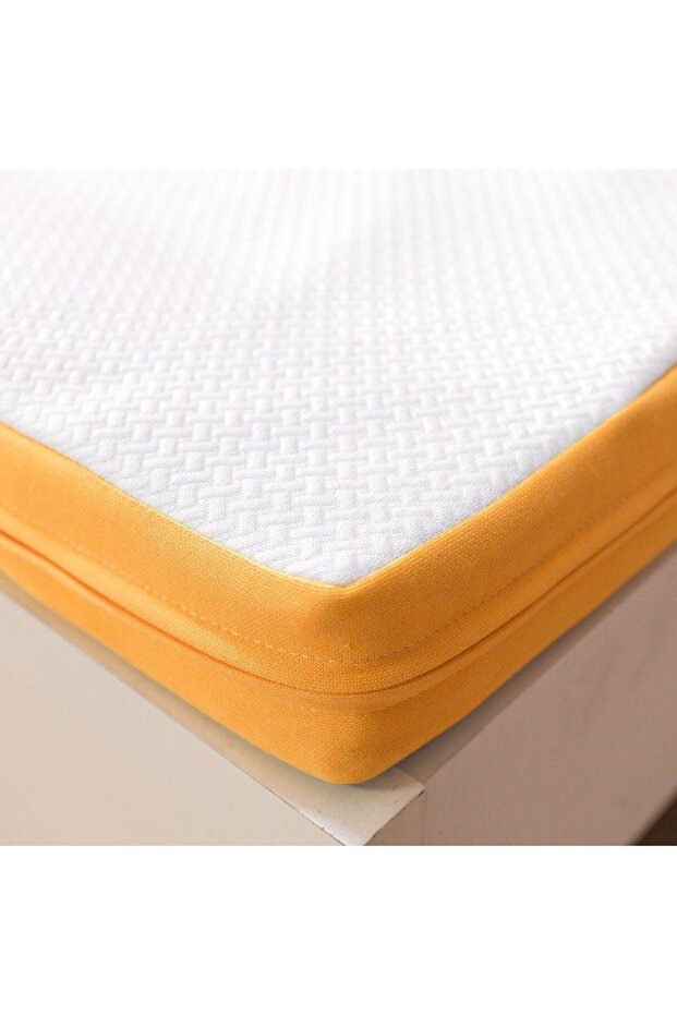 Houston Tri Fold Mattress 180X90X6 cm- Organic Fabric | Single Bed Mattress | Medium Firm Feel