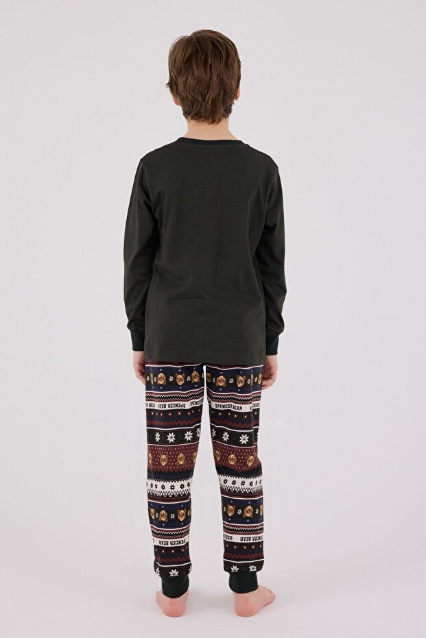 Dečački antracit pidžama set - 5