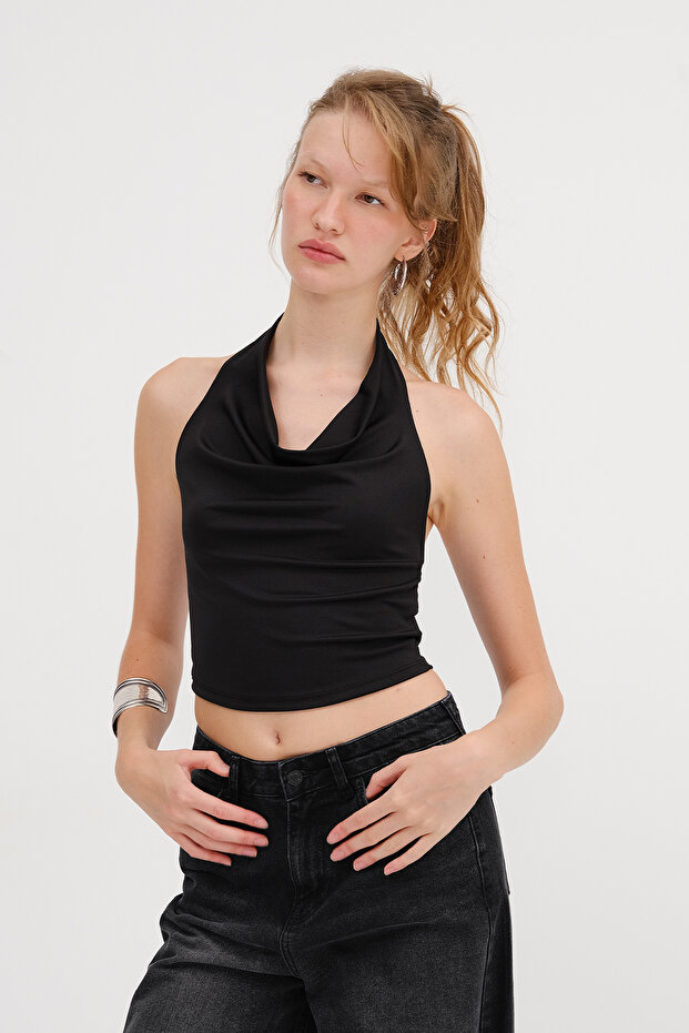 Sırt Dekolteli Bluz B0573 - 6