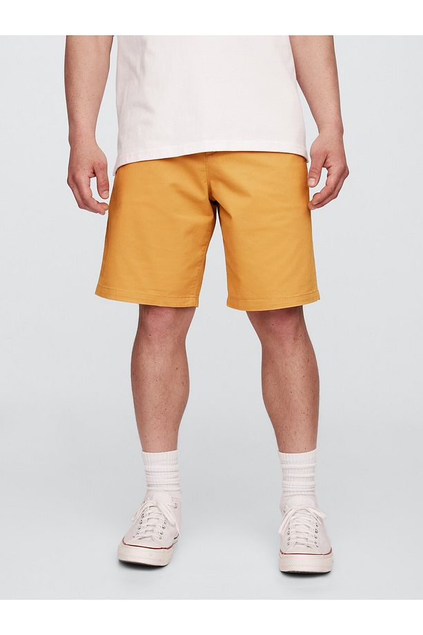 Erkek Sarı Essential Khaki Şort - 5