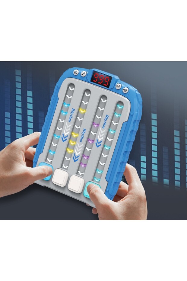 Interactive Toy Flippy, Rhythm Game, Musical Function, +3 Years, Blue - 6