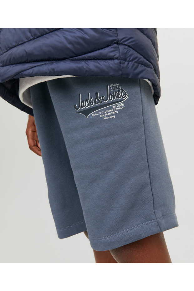 Junior Drawstring Closure Shorts - Grey - 6