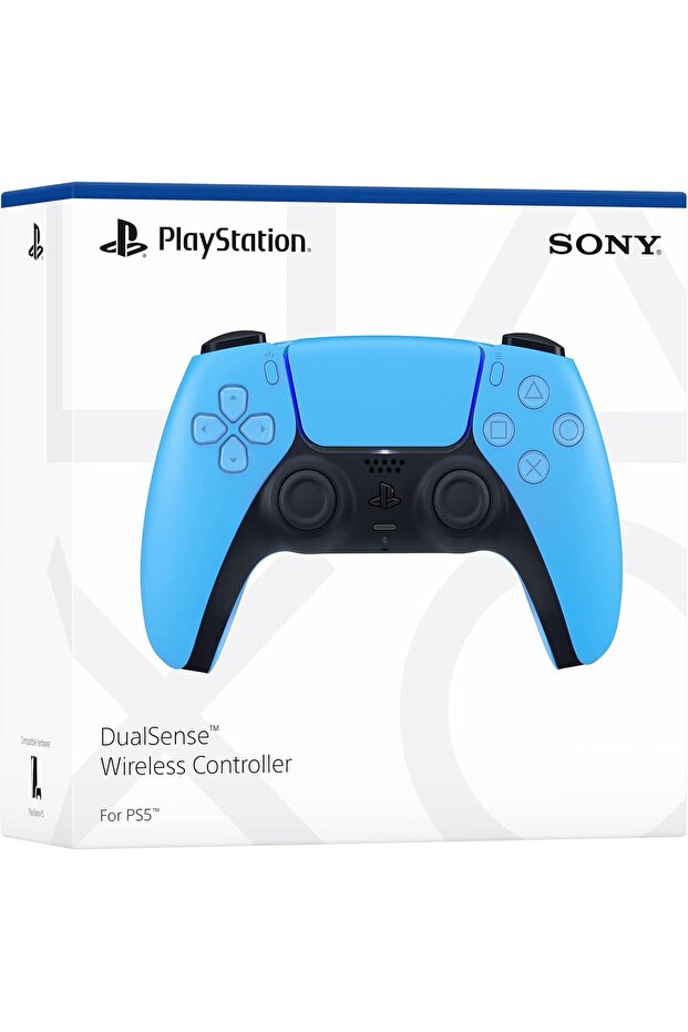 وحدة تحكم لاسلكية DUALSENSE لجهاز PS5 - لون أزرق سماوي (بلاي ستيشن 5)