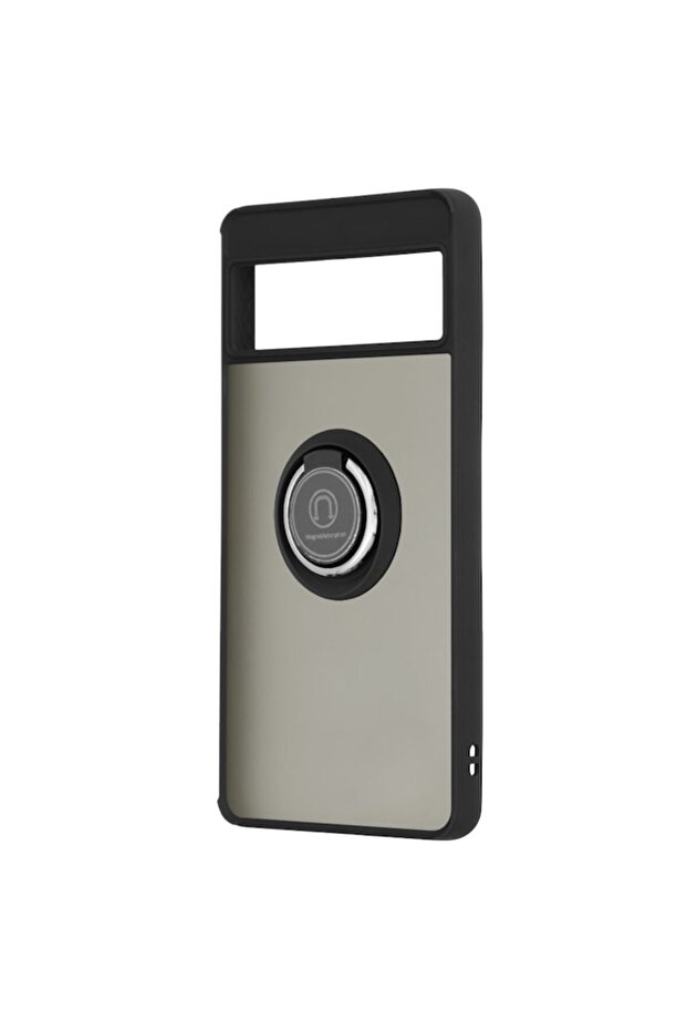 Protective Case with Ring Holder for Google Pixel 7, Black - 3