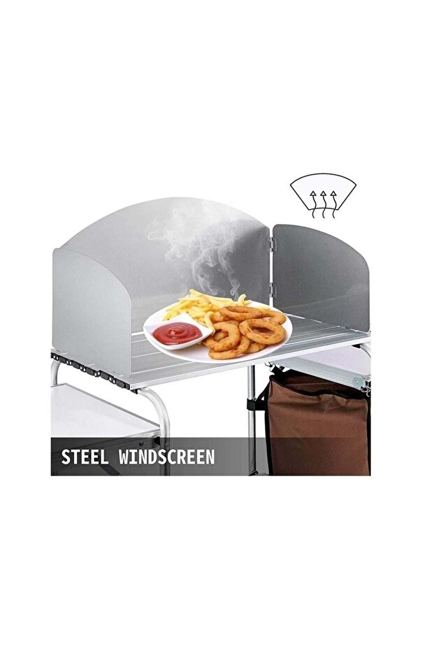 Luxi Katlanır Portatif Kamp Mutfağı Masası MZ - 7