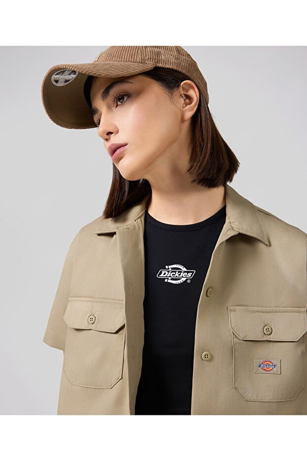 Work Shirt Cropped Ss W - 3