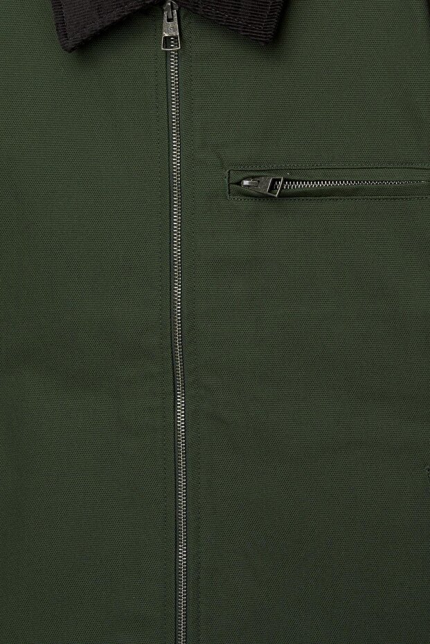 Kadife Yakalı Ceket - 5