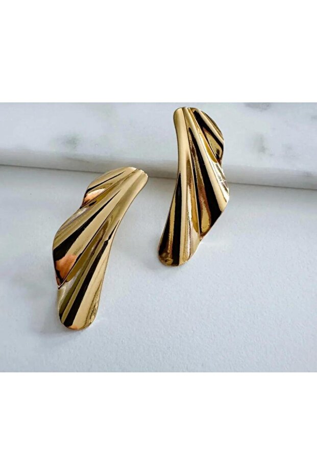 Çelik Elsa Küpe - 3