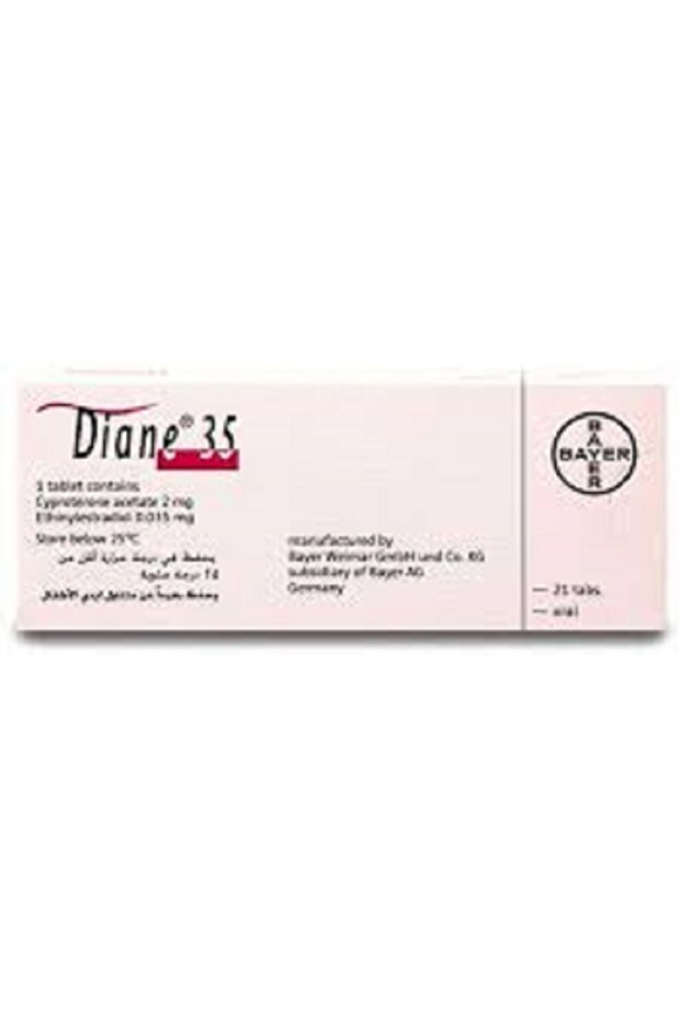 Diane-35 21 Tablets ديان-35 حبوب منع الحمل 21 قرص - 1