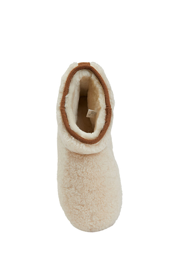 Stinger Micro Teddy Naturel Kadın Deri Bot - 4