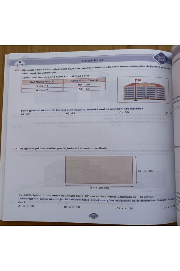 8.SINIF MATEMATİK SORU BANKASI DENKLEMLER VE EŞİTSİZLİKLER - 6