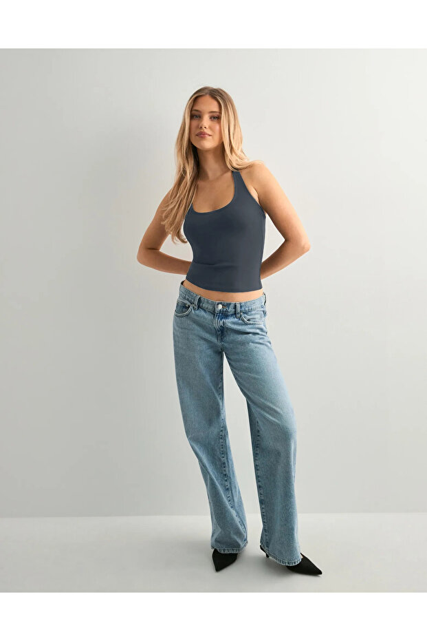 Къс топ с деколте тип халф - 2