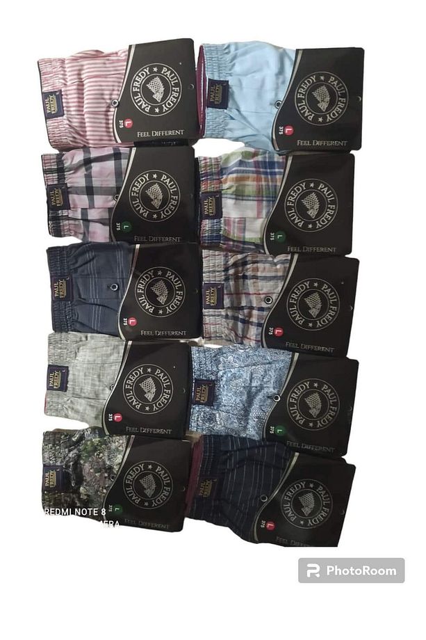 Erkek boxer %100 Pamuk poplin 10 adet - 1