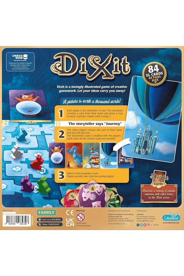 لعبة لوحية Asmodee Dixit 2021، مختلطة، مستقلة - 3