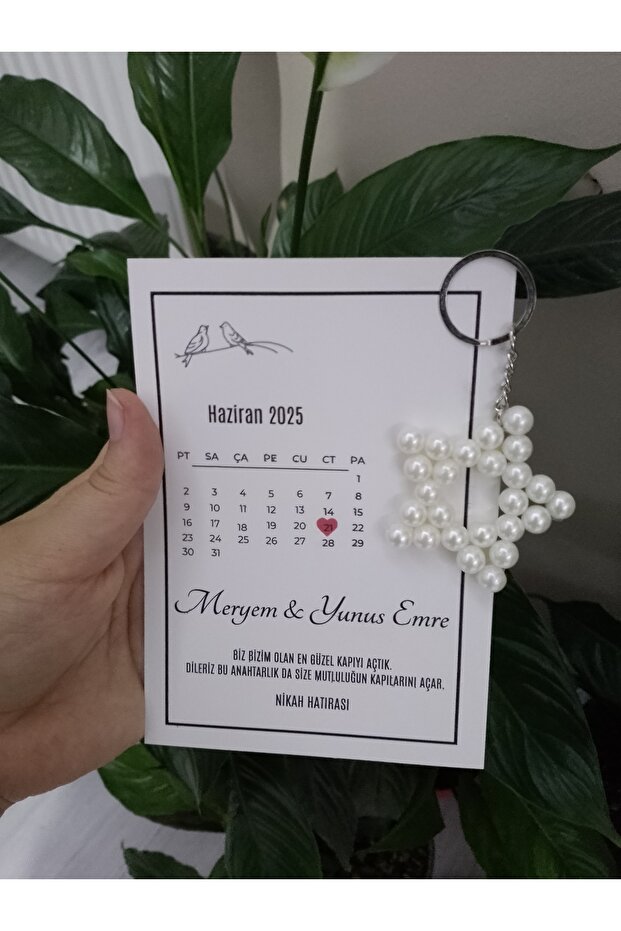Promise Engagement Wedding Gift Star Keychain 20 Pieces