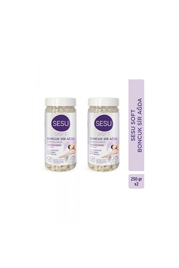 Yumuşak Boncuk Sir Ağda 250 gr X 2, doğal ve hassas cilt bakımı için ideal - 1