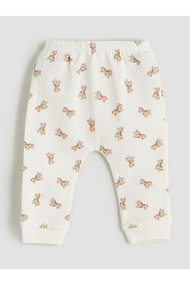 Bisiklet Yaka Erkek Bebek Tişört ve Pantolon - 3