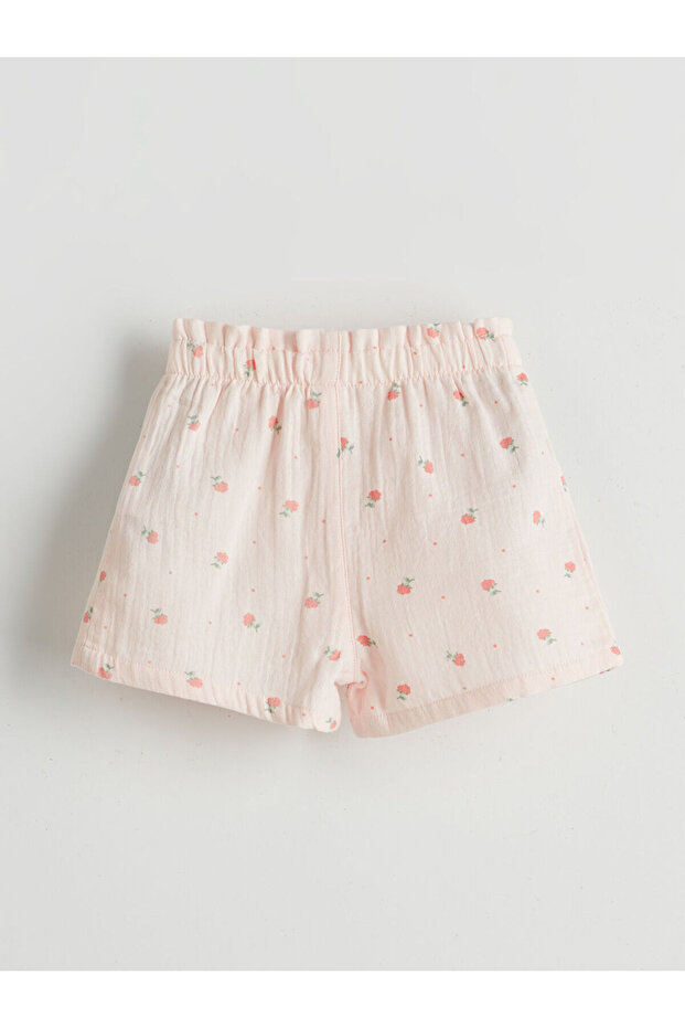 LCW Çiçekli Çıtçıtlı Body ve Şort 2'li Fast Moda - 5