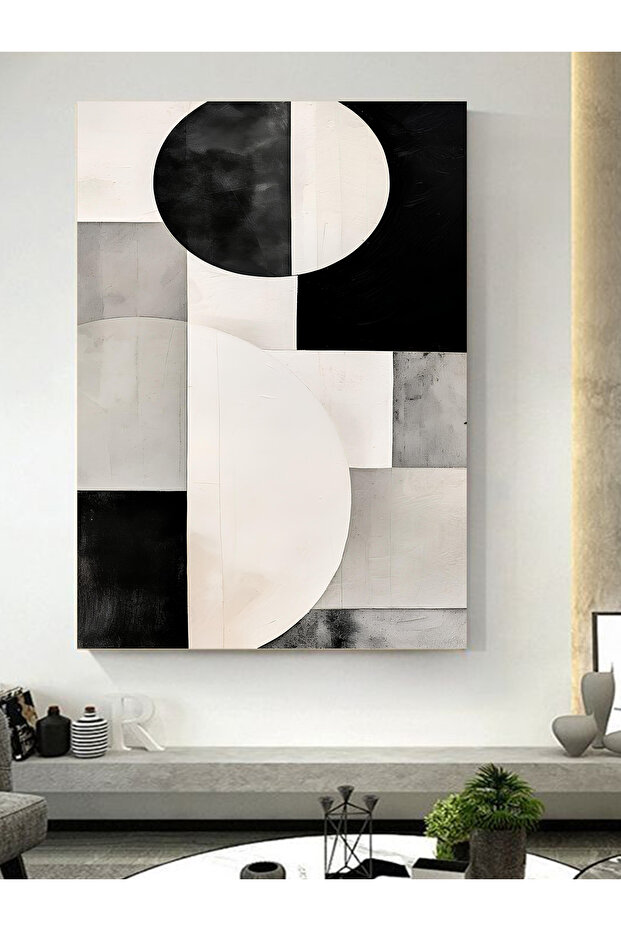 GEOMETRİK SOFT KANVAS TABLO - 1