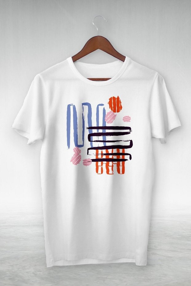 Unisex Stylish Comfortable Oversize Cotton Crew Neck T-Shirt with Special Design Code 21304