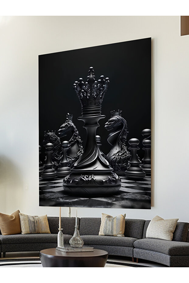 SATRANÇ KANVAS TABLO - 2