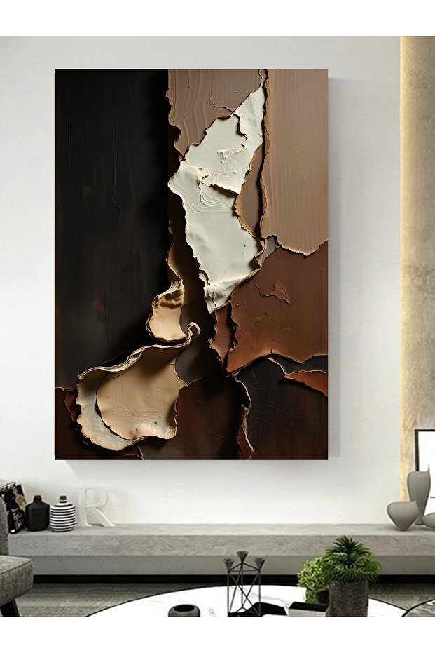 BOYA DESENLİ KANVAS TABLO - 1