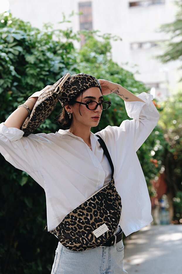 قبعة وولف آند روك بتصميم الفهد - 1