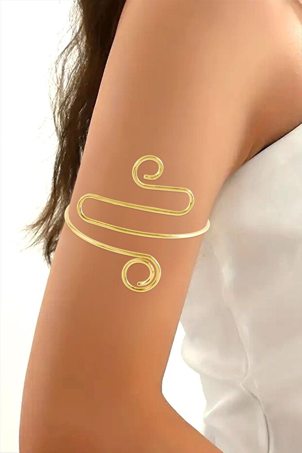 سوار بازو على شكل متعرج على الذراع العلوي - 1