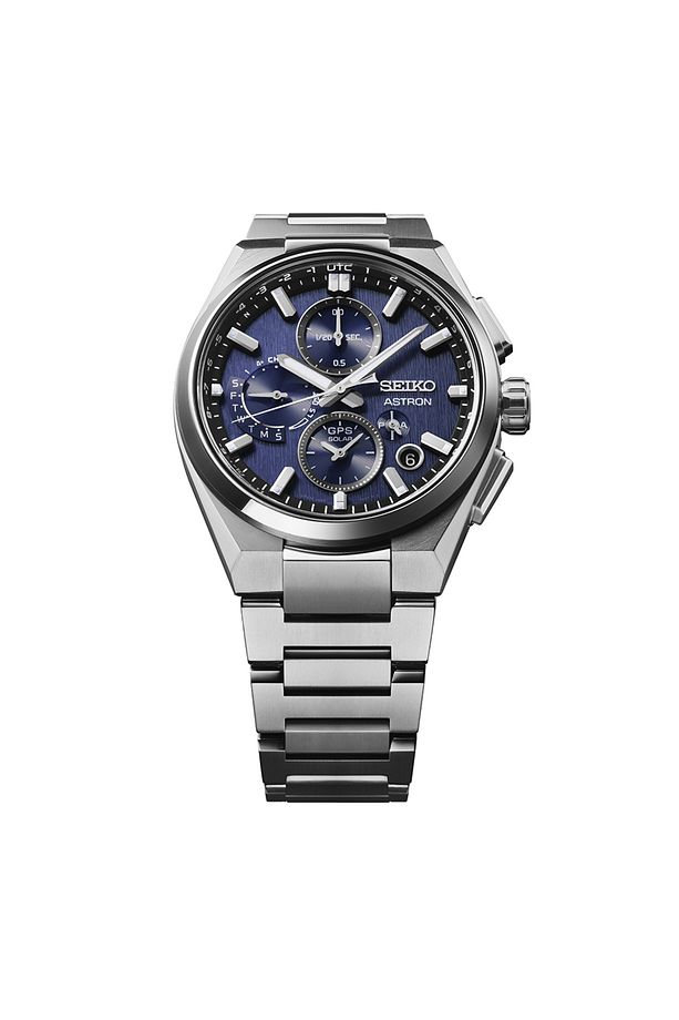 Astron GPS Solar 5X Dual-Time Chronograph Erkek Kol Saati - 2