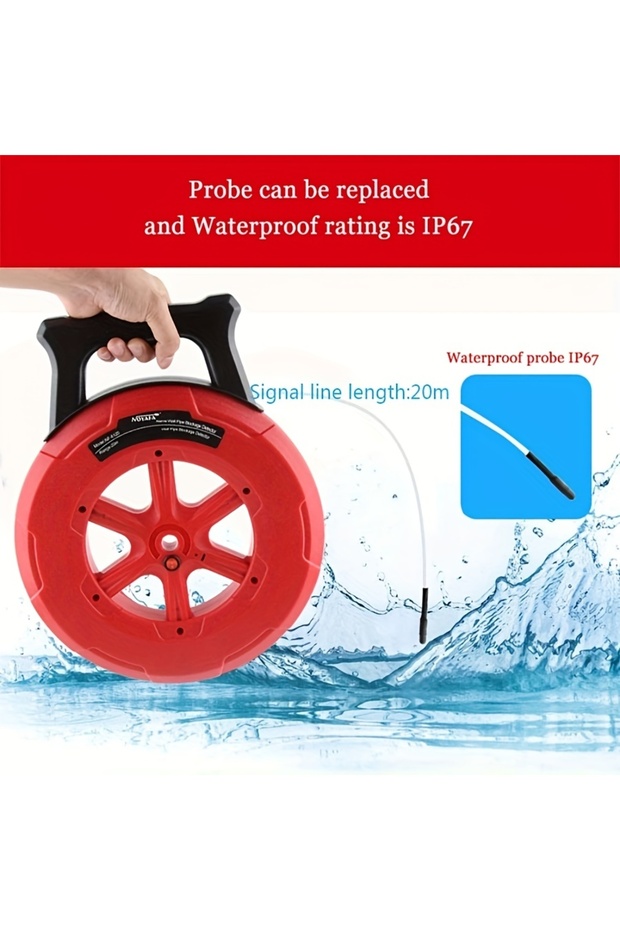 Noyafa Pip Iron Pipe Blockage Detector 20M Line Diagnostic-tool Scanner Pipeline Blocking Cloggin... - 3