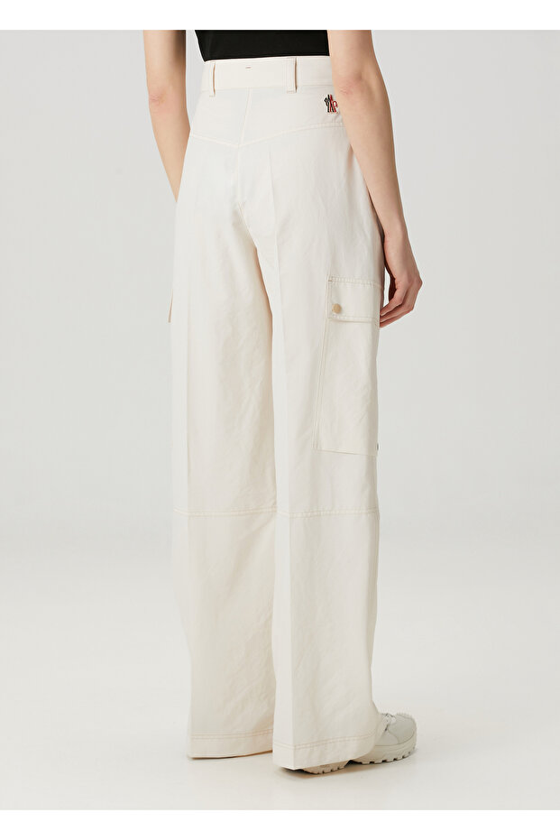 Krem Kargo Pantolon - 4