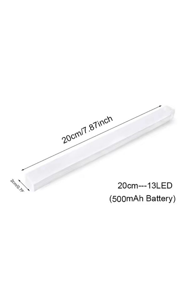 20 CM SARI GÜN IŞIĞI HAREKET SENSÖRLÜ DOLAP İÇİ ÇALIŞMA MASASI MUTFAK TEZGAH ALTI USB LED IŞIK - 3