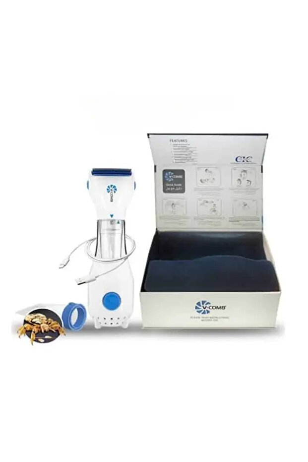 جهاز فى كومب المبتكر للتخلص من القمل - V-COMB Innovative Head Lice Removal Device - 1