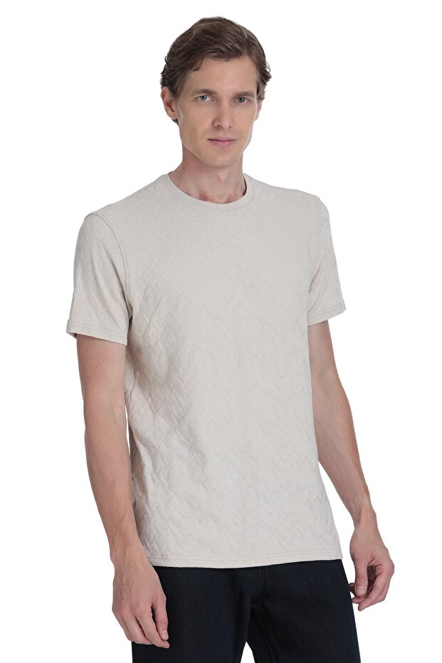 Tricou Stone Regular Fit Crew Neck - 1