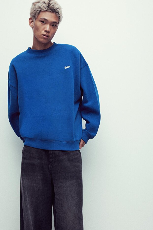 STWD bisiklet yaka sweatshirt - 1