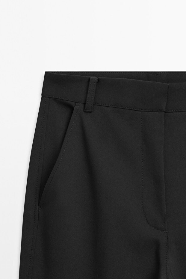 İspanyol paça streç pantolon - 6