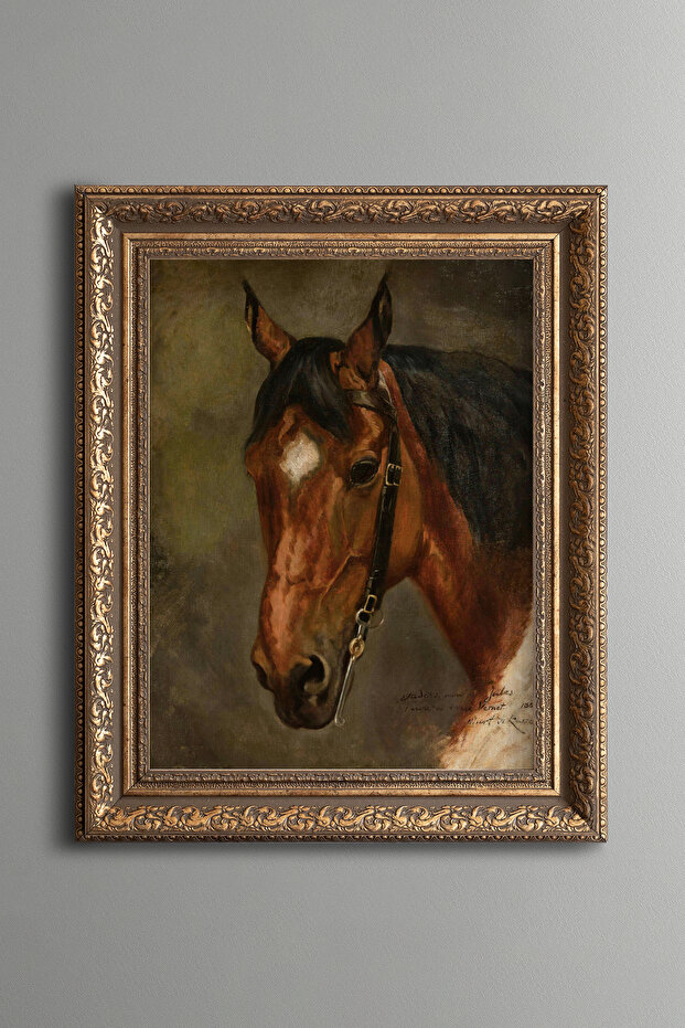 At Başı - Vintage Desenli Çerçeve - 1