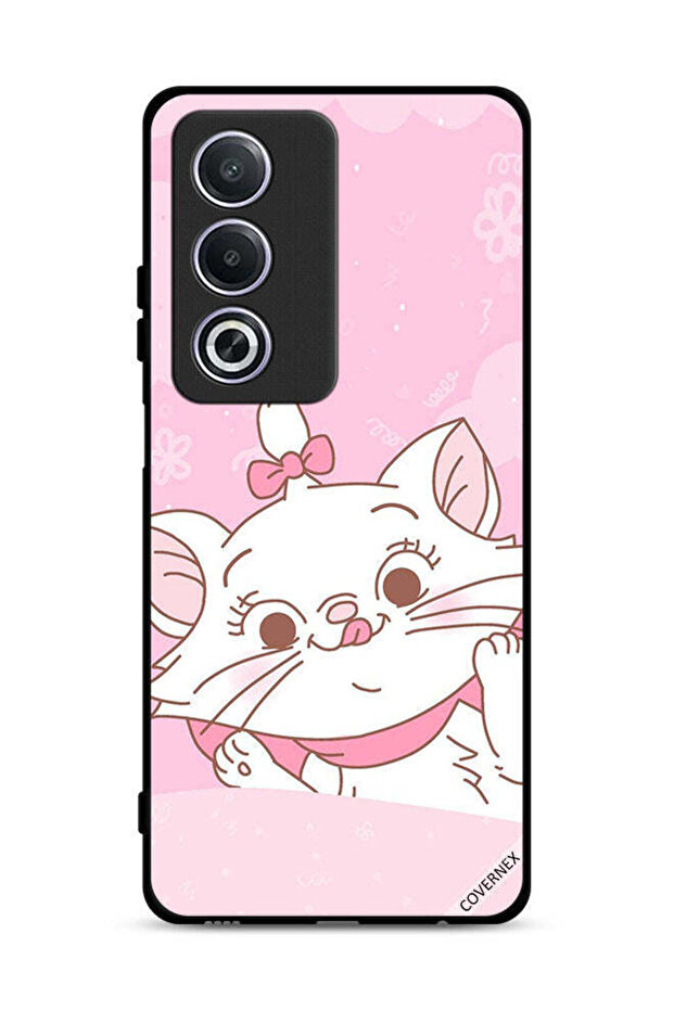 غطاء حماية Oppo A3 Pro 5G بتصميم قطة