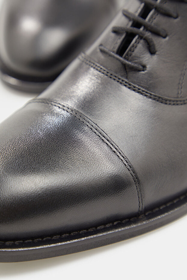 SİYAH DERİ AYAKKABI - 6