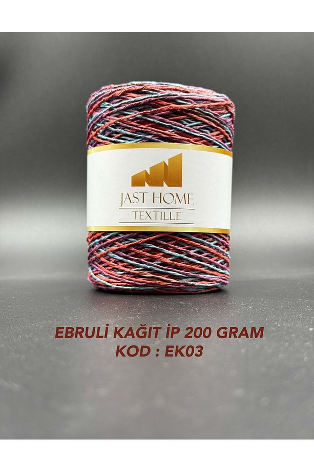 Ebruli Kağıt ip Yumak 200 Gram , 200 Metre - 1