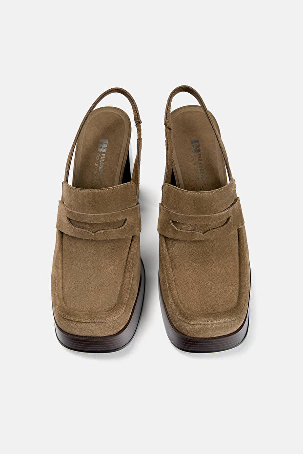 أحذية جلدية بنعل سميك - 5